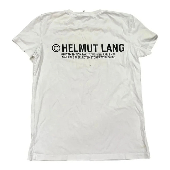 Helmut Lang White Paris Taxi T-shirt S - Picture 4 of 8